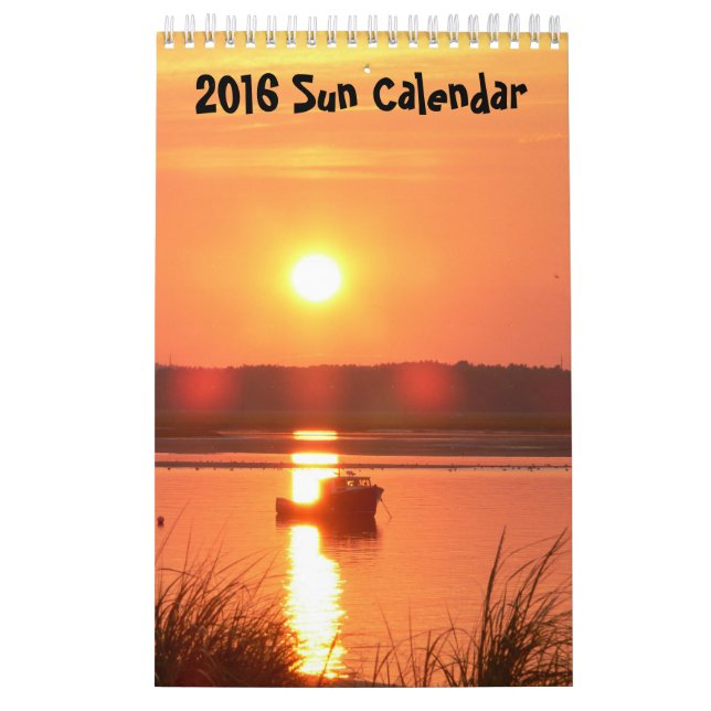Calendario de 2016 Sun (Tapa)
