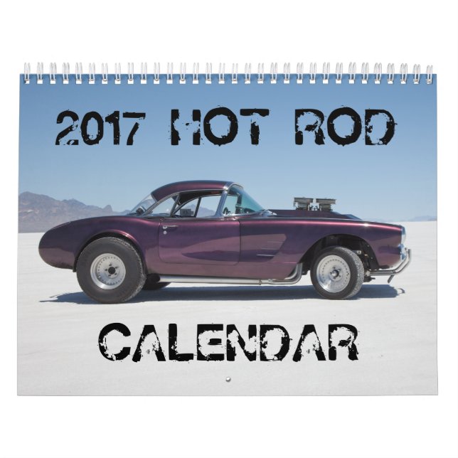 Calendario de 2017 coches de carreras (Tapa)