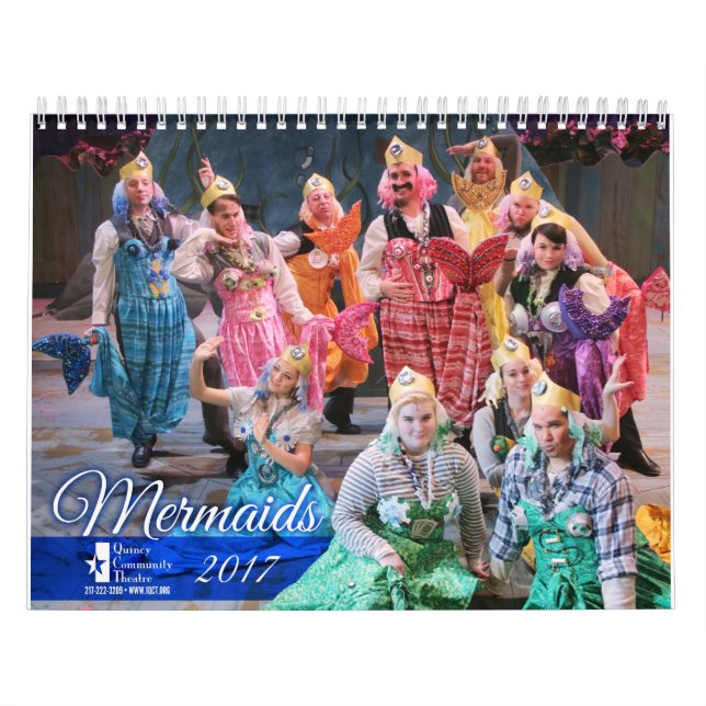 Calendario de 2017 sirenas (Tapa)