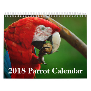 Calendario de 2018 loros