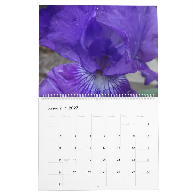 Calendario de 2018 paisajes (Jan 2027)