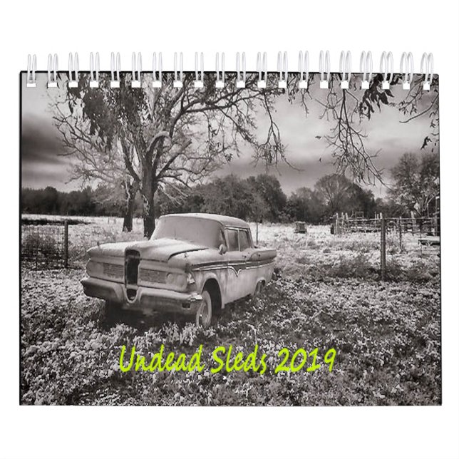 Calendario de 2019 trineos de los Undead (Tapa)