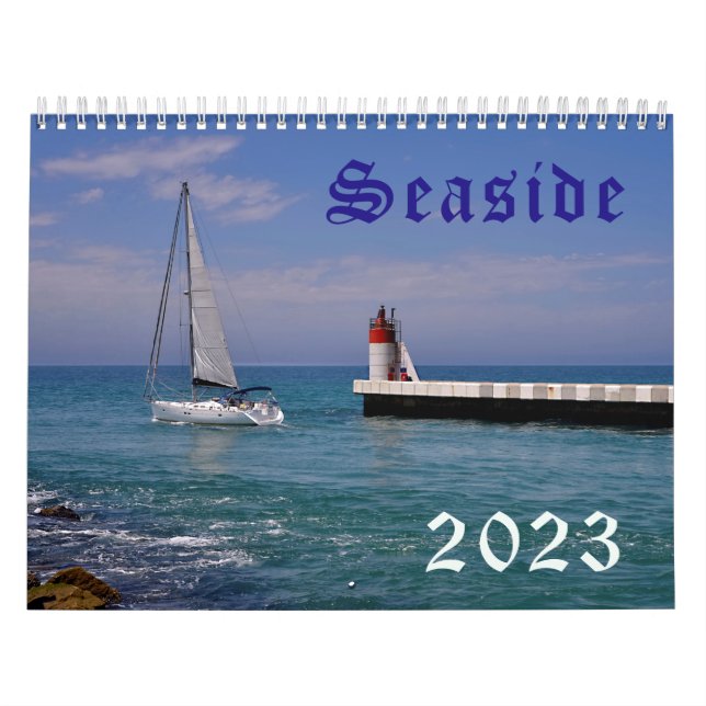 Calendario de 2023 de la costa de Francia (Tapa)