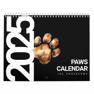 Calendario de 2025 de los amantes de las mascotas 