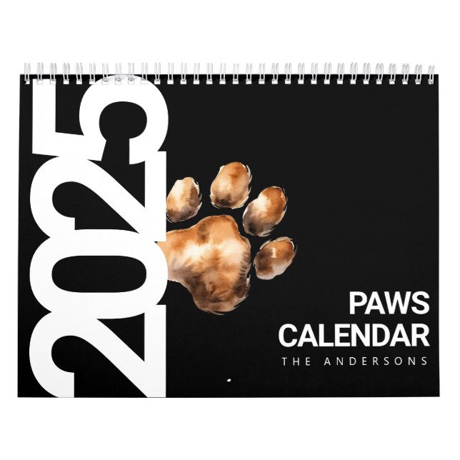 Calendario de 2025 de los amantes de las mascotas  (Tapa)