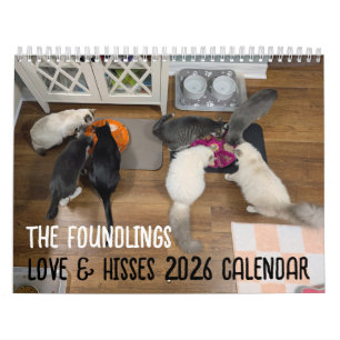 Calendario de 2026 Amor y Reproches - los Foundlin