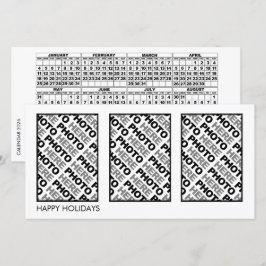 Calendario de 2026 Añadir 3 tarjetas de fotos
