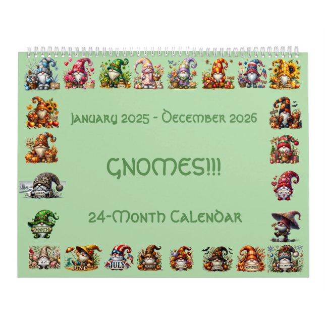 Calendario de 24 meses para los nómadas en Gorras  (Tapa)