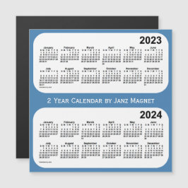 Calendario de 2 años del Steel Blue 2 de 2 años 20