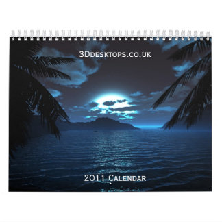 calendario de 3Ddesktops.co.uk 2011