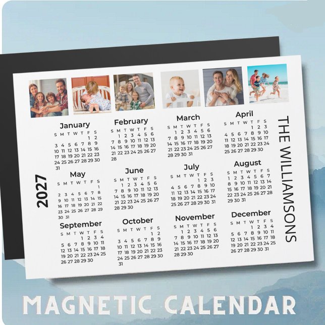 Calendario de 6 Fotos Magneto 2027 (Subido por el creador)