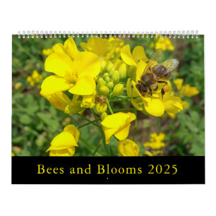 Calendario de abejas y flores 2025