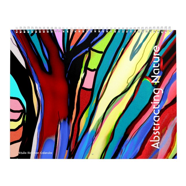 Calendario de abstracción de la naturaleza de (Tapa)