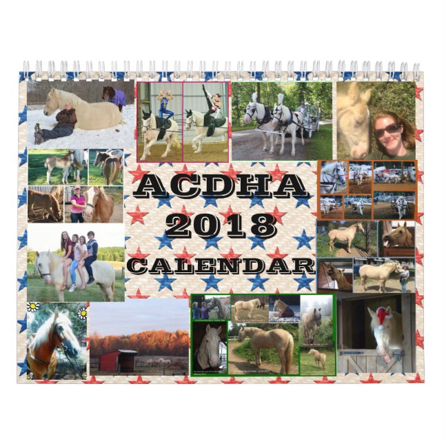 Calendario de ACDHA 2018 (Tapa)