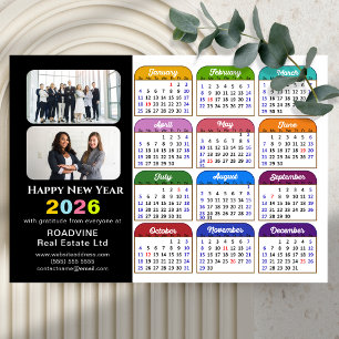 Calendario de actividades 2026 2 Foto Magnético de