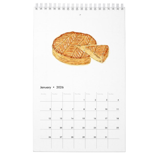 Calendario de acuarela 2021 (Jan 2026)