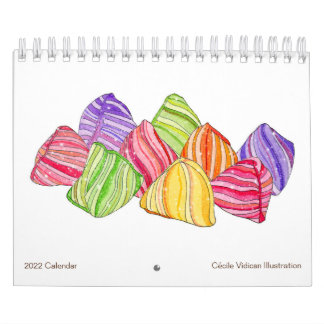 Calendario de acuarelas 2022