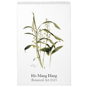 Calendario de acuarelas botánicas Mang Hang Ho, 20