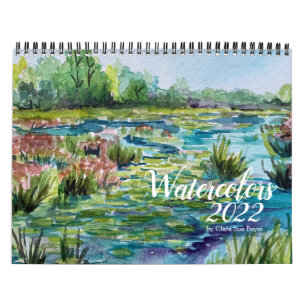 Calendario de acuarelas de Clara Sue Beym