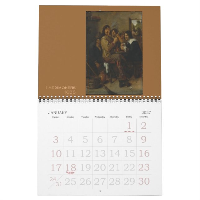 Calendario de Adriaen Brouwer 2013 (Jan 2027)
