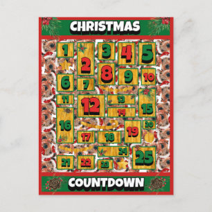 Calendario de Adviento de Navidad con Cuenta Regre