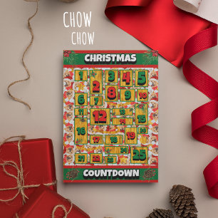 Calendario de Adviento de Navidad Cuenta Atrás Per
