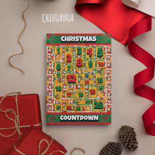 Calendario de Adviento de Navidad Cuenta atrás Per