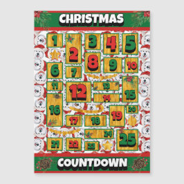 Calendario de Adviento de Navidad Cuenta Regresiva