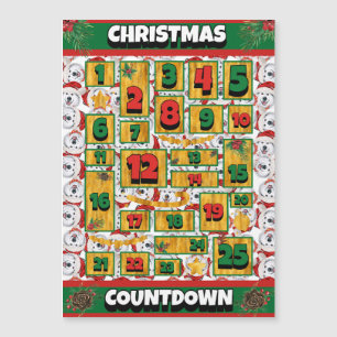 Calendario de Adviento de Navidad Cuenta Regresiva