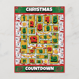 Calendario de Adviento de Navidad Cuenta Regresiva