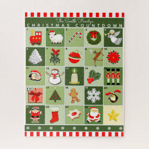 Calendario de Adviento de Navidad Rompecabezas
