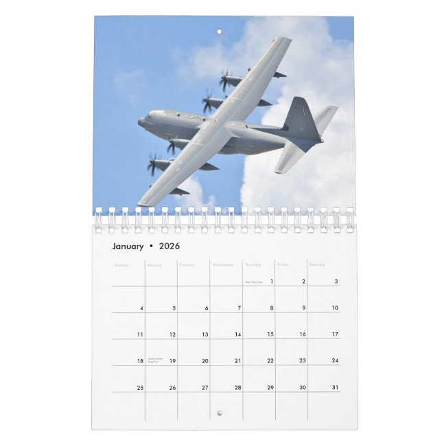 Calendario de aeronaves (Jan 2026)