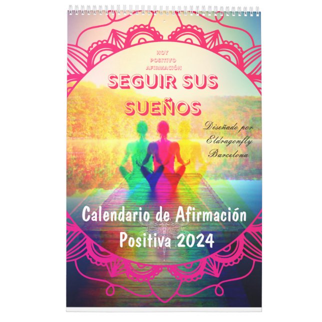Calendario de Afirmación Positiva 2024 (Español) (Reverso)