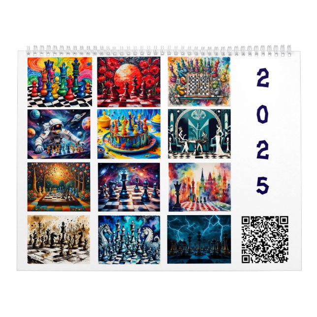 Calendario de ajedrez 2025 (Tapa)