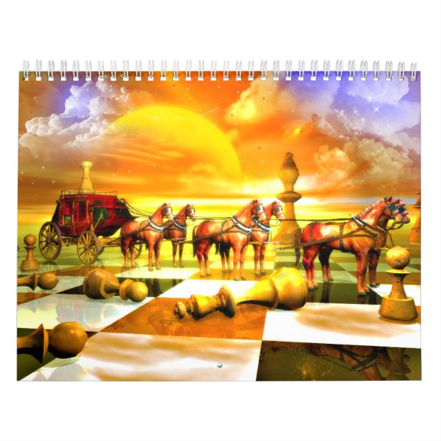 Calendario de ajedrez asombroso (Tapa)