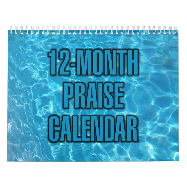 Calendario de Alabanza de 12 Meses (Tapa)