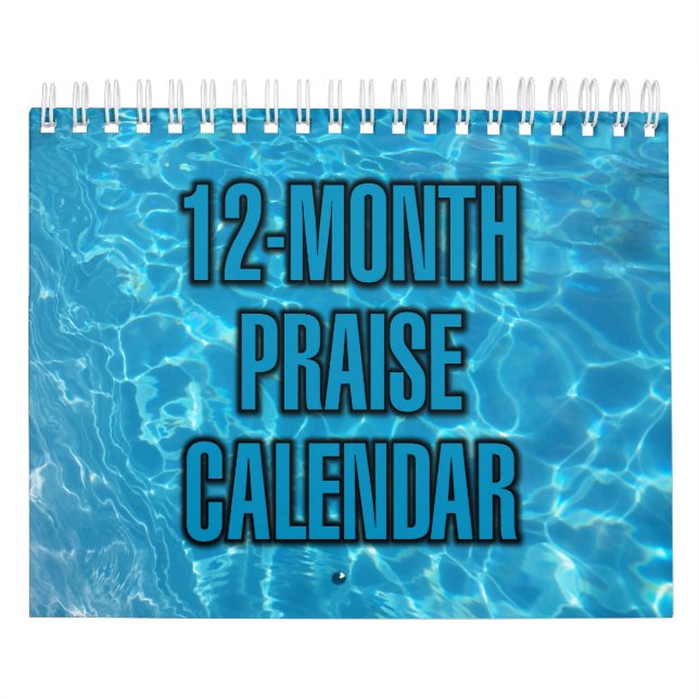 Calendario de Alabanza de 12 Meses (Tapa)