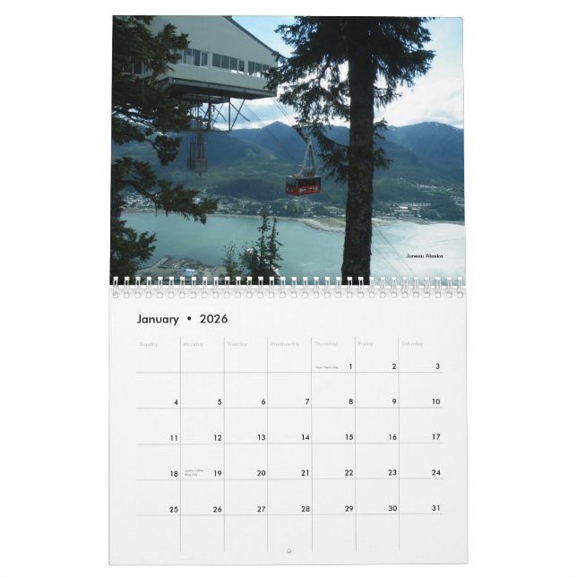 Calendario de Alaska 2012 (Jan 2026)