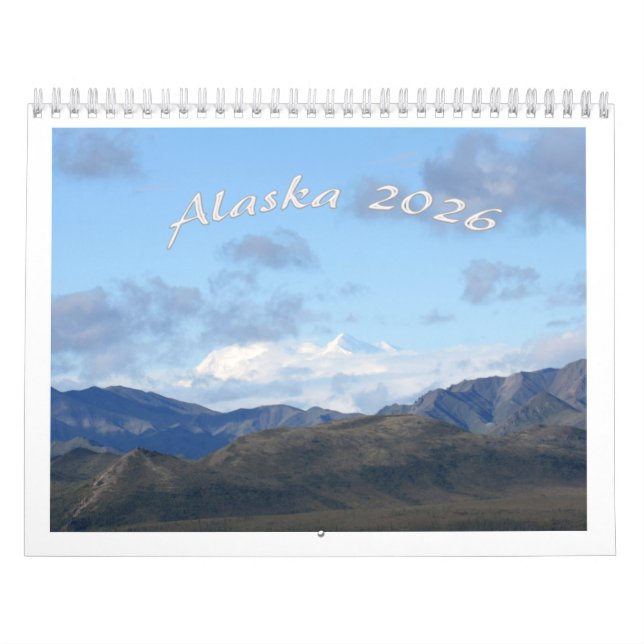 Calendario de Alaska 2026 (Tapa)