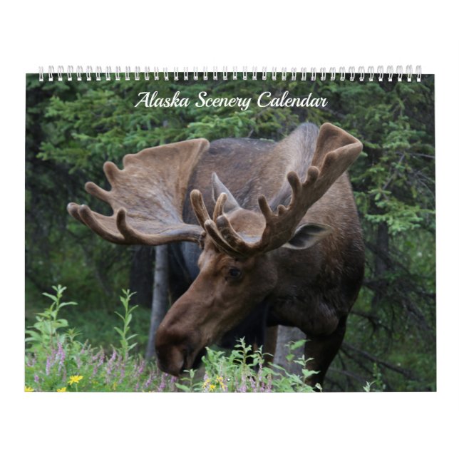 Calendario de Alaska - Disponible para cualquier a (Tapa)