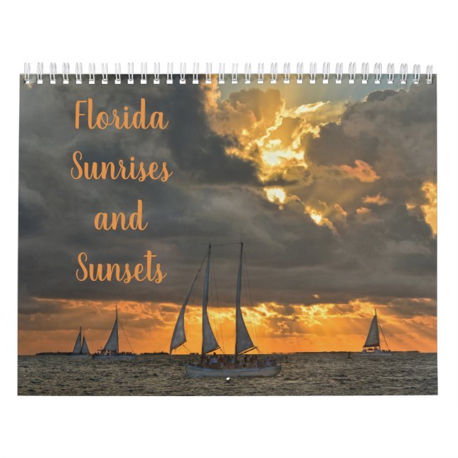Calendario de amaneceres y atardeceres de Florida (Tapa)