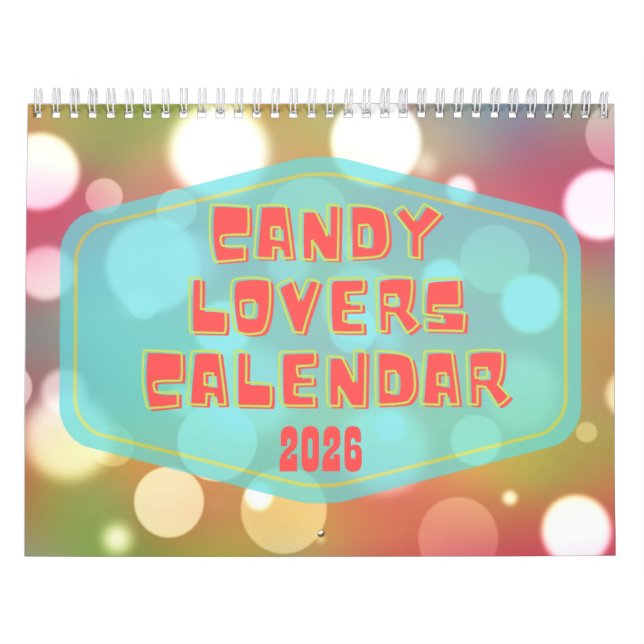 Calendario de Amantes de Dulces 2026 (Tapa)