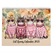 Calendario de amantes de los gatos