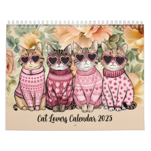 Calendario de amantes de los gatos
