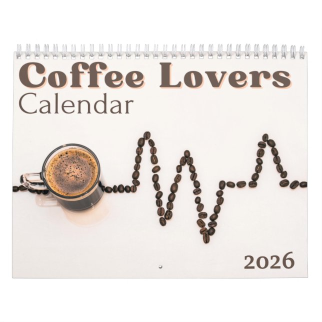 Calendario de Amantes del Café 2026 (Tapa)