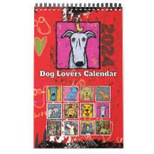 Calendario de amantes del perro 2024