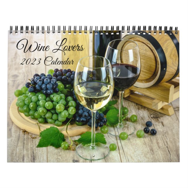 Calendario de amantes del vino (Tapa)