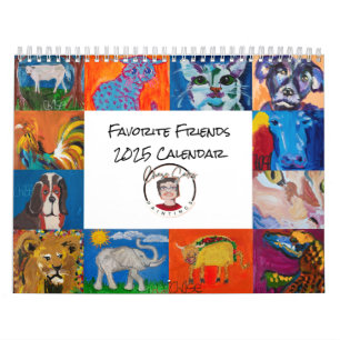 Calendario de Amigos favoritos 2025