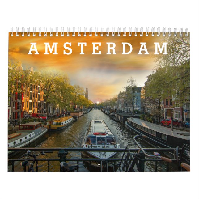 Calendario de Amsterdam de 2025 (Tapa)