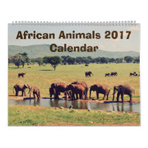Calendario de Animales Africanos